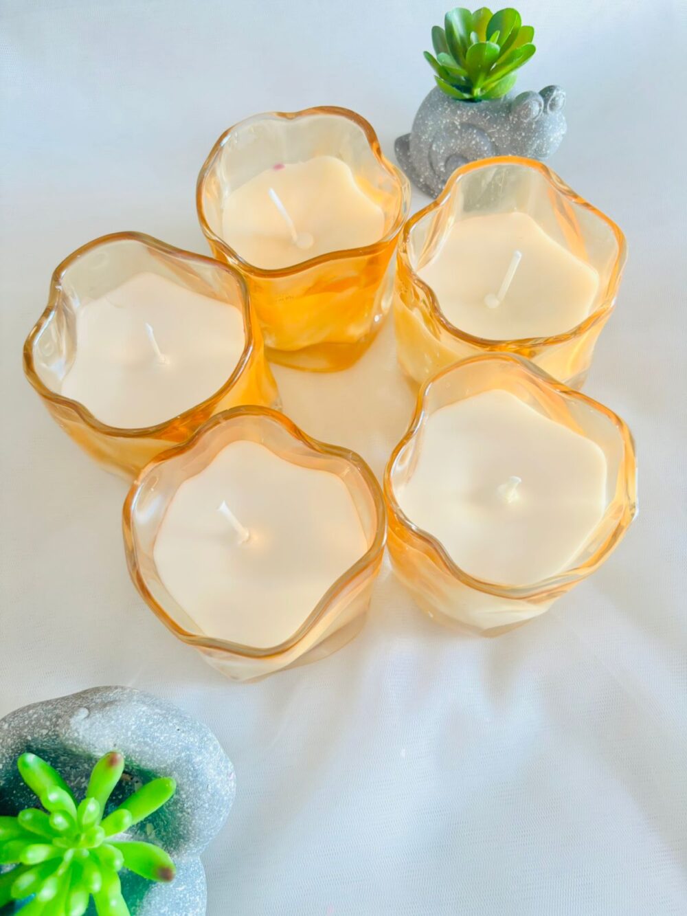 Luxury Uneven shape golden Jar - Image 5