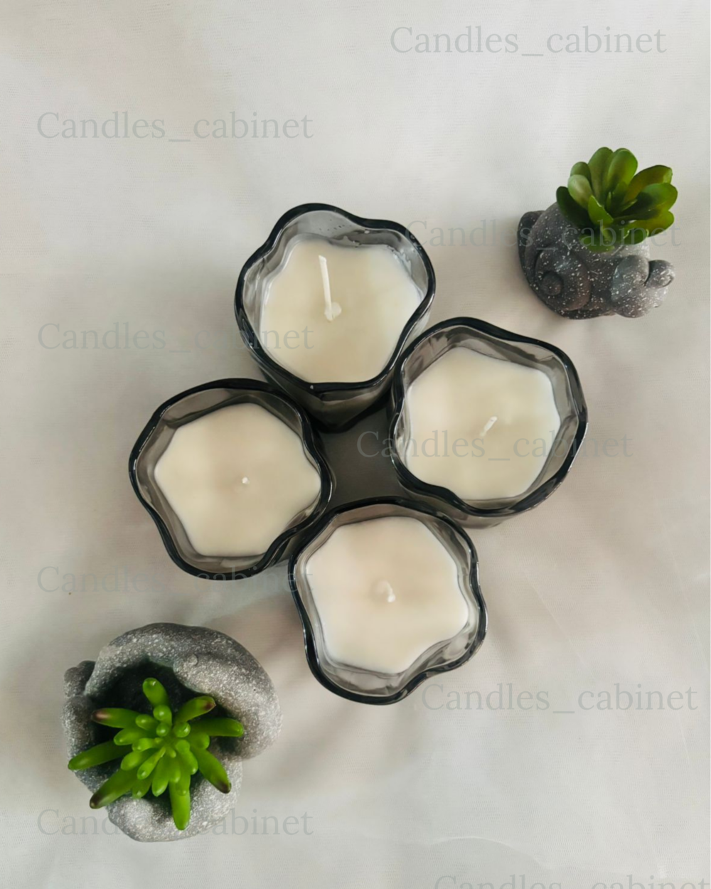 Luxury Uneven shape Black Jar - Image 4
