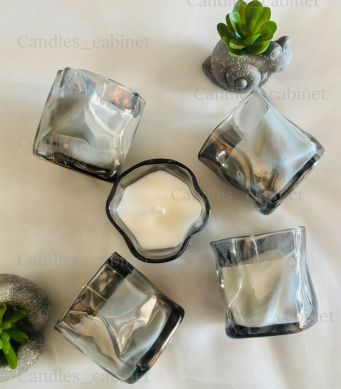 Luxury Uneven shape Black Jar