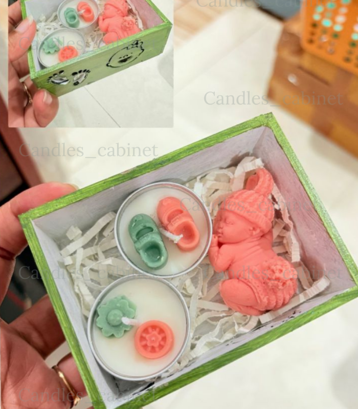 Green Baby Shower Hamper - Pack of 1