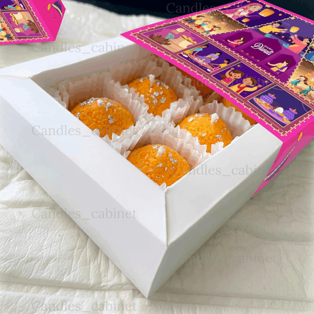 Motichoor Ladoo Candle Set of 6 - Image 6