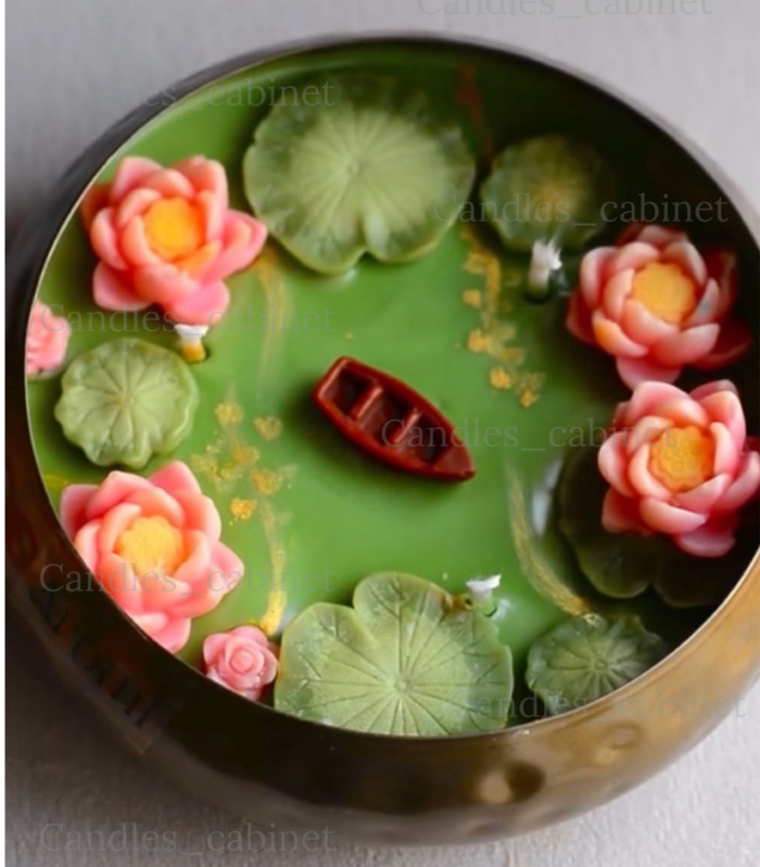 Lotus Pond Urli Candle