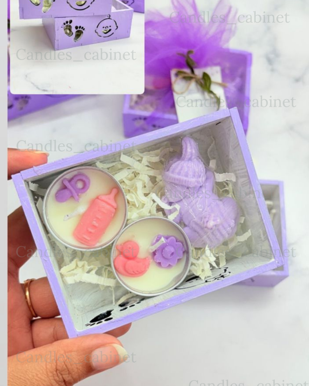 Purple Baby Shower Hamper - Pack of 1