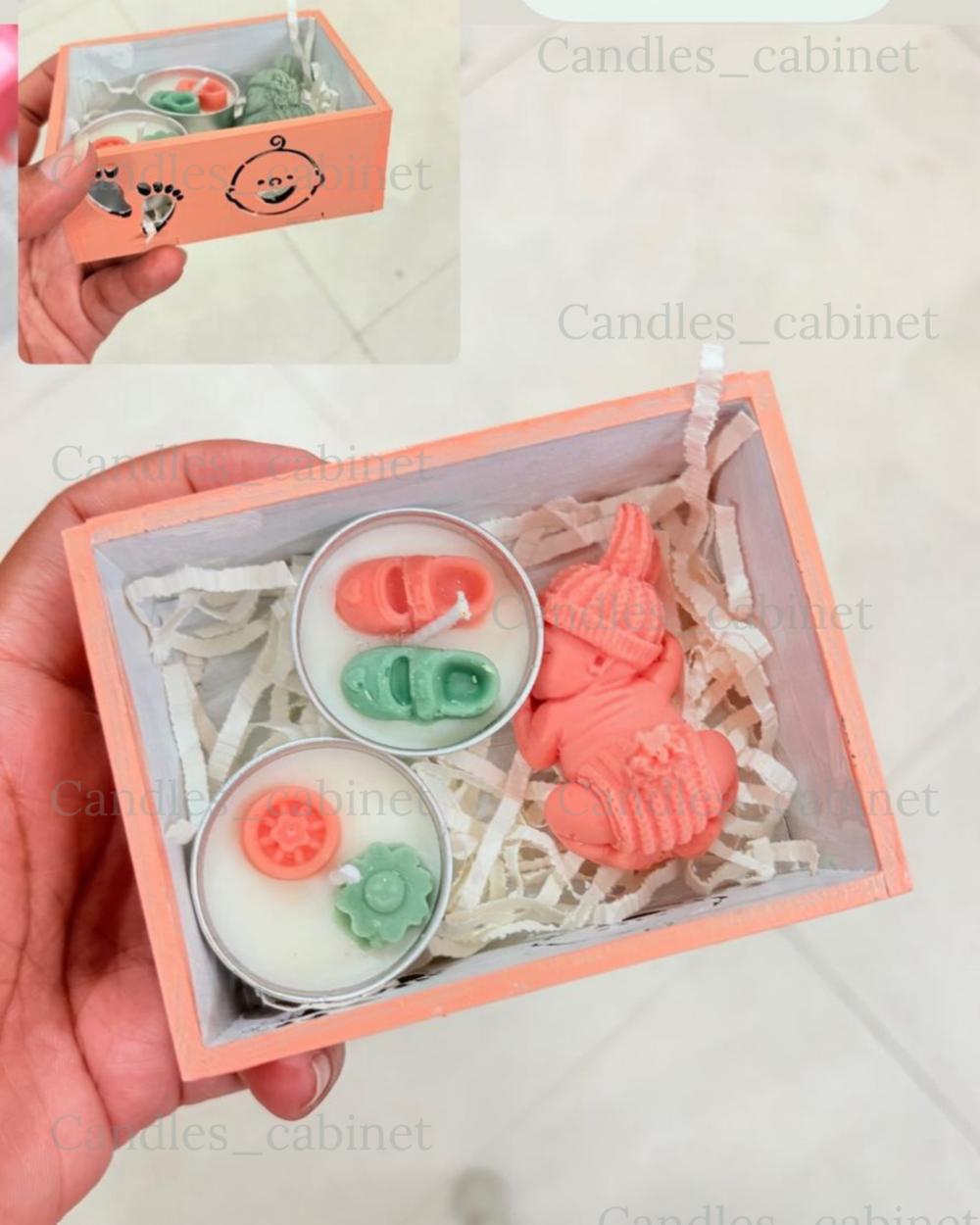 Peach Baby Shower Hamper - Pack of 1