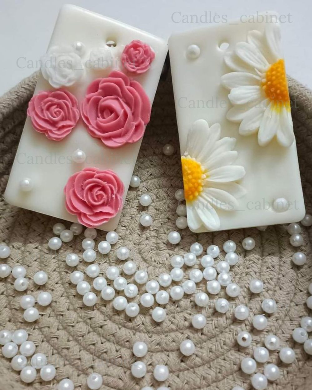 Rose & Daisy Wax Fragrance Bar - Pack of 2