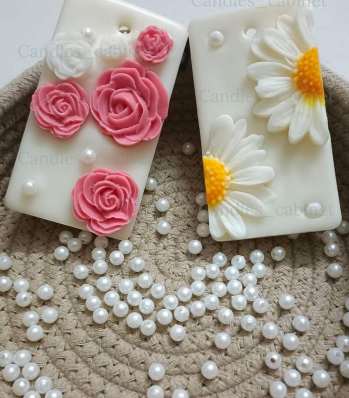 Rose & Daisy Wax Fragrance Bar - Pack of 2