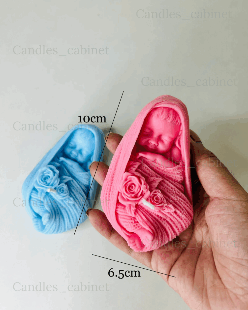 Baby Bunting Candle (Set of 2) - Image 4
