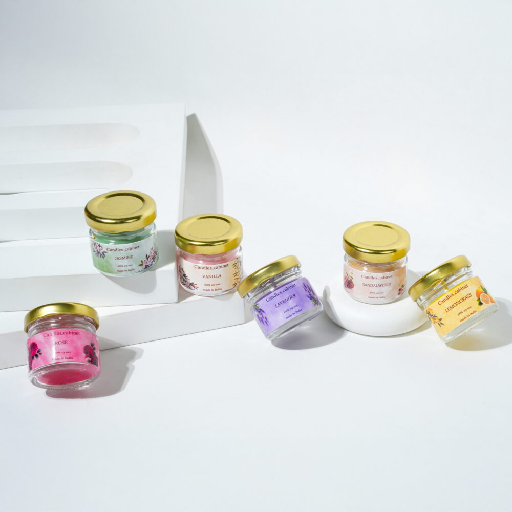 40ml Scented candle jar pack of 6 - Gift set - Image 3