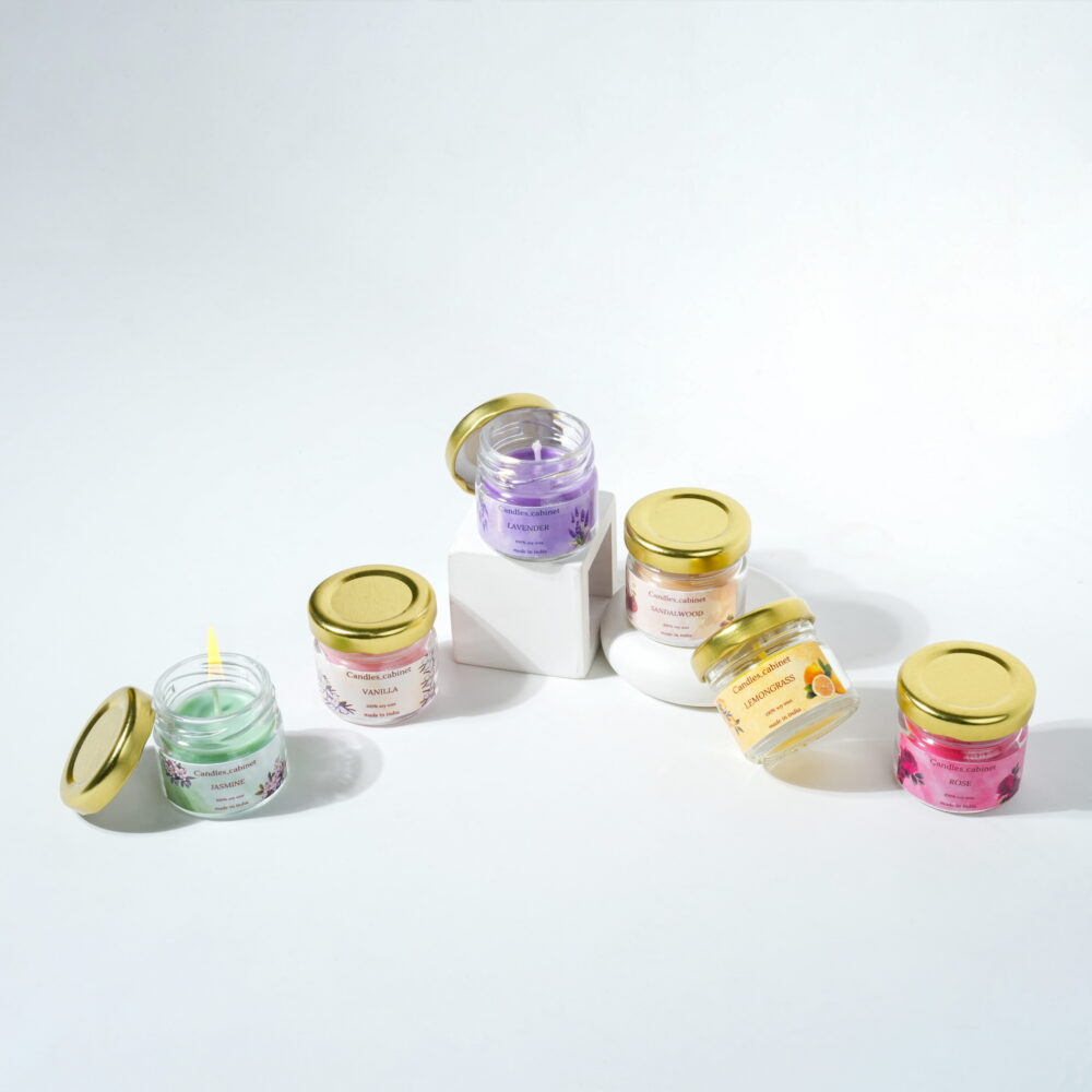 40ml Scented candle jar pack of 6 - Gift set - Image 4