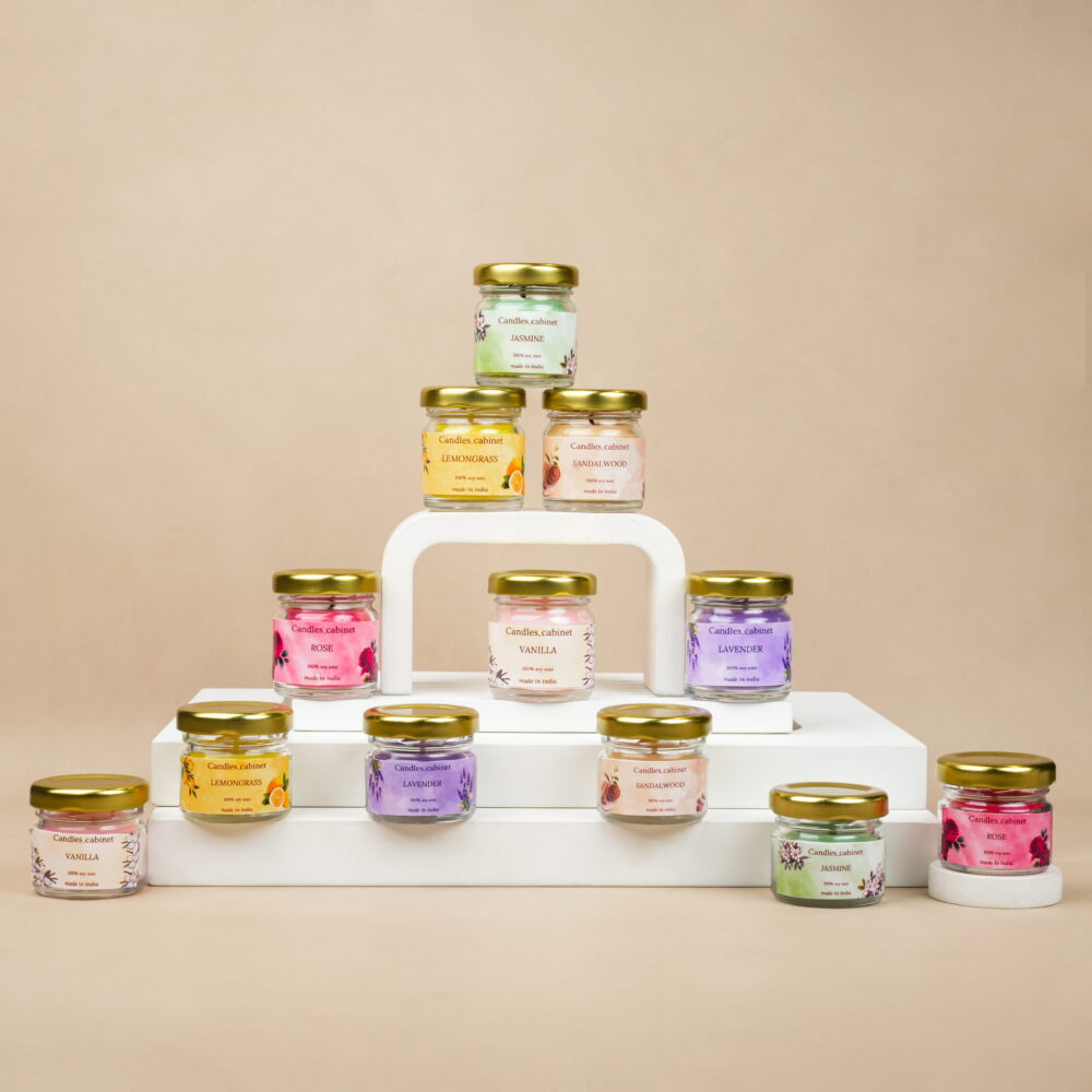 40ml Scented candle jar pack of 6 - Gift set - Image 6