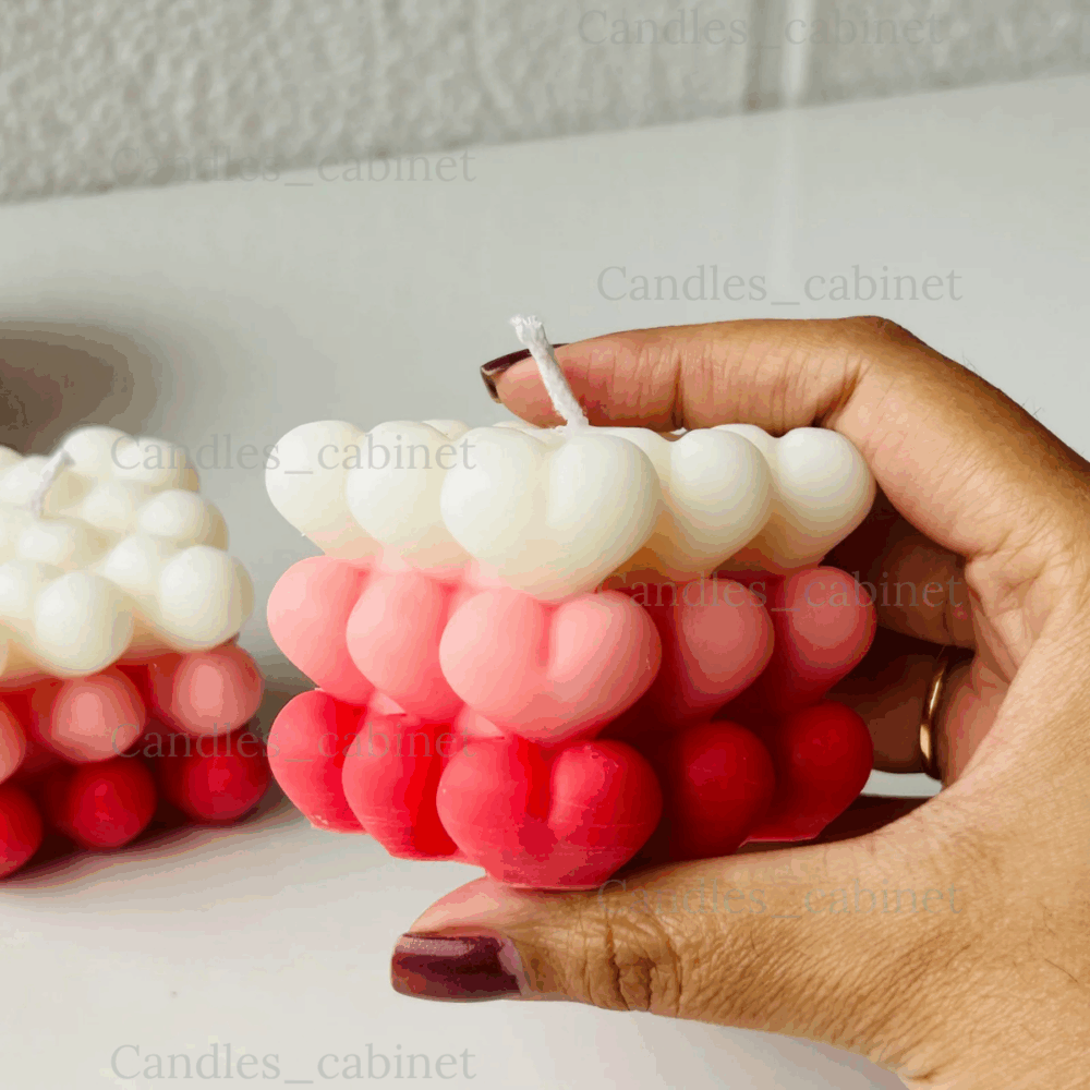 Heart Cube Ombre Peach (Pack of 2) - Image 3