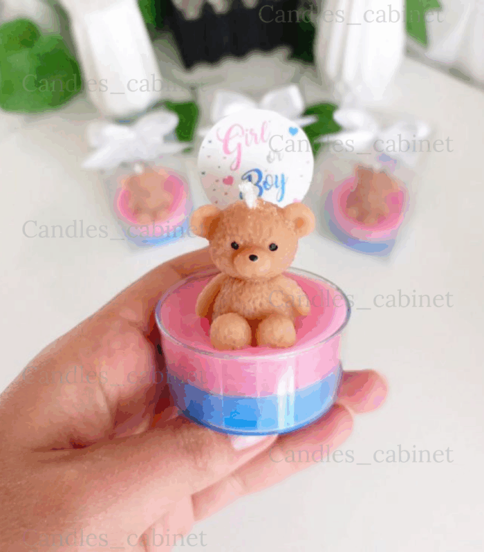 Teddy Tealight - Pack of 2