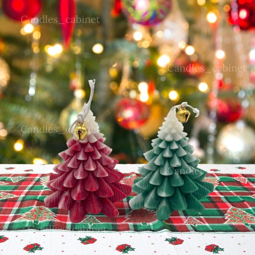 3 Pack Scented Xmas Tree Shaped Candles Gifts for Home Party Room Table Decorations, Xmas Gift, Candlles for Christmas Candle, Christmas Gift Set, Xmas Tree Shaped Candles - Image 7