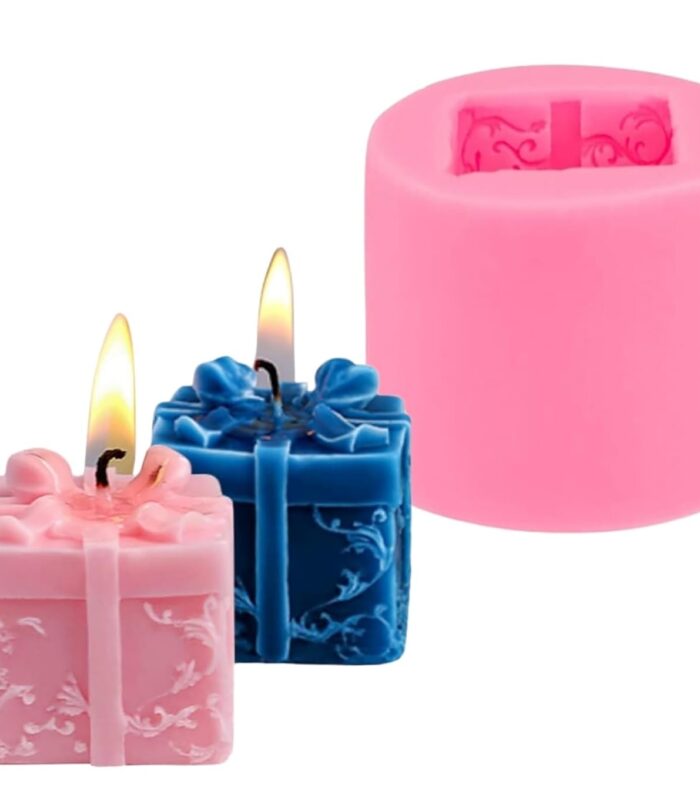 3D Gift Box Candle Molds | Square Gift Box Design