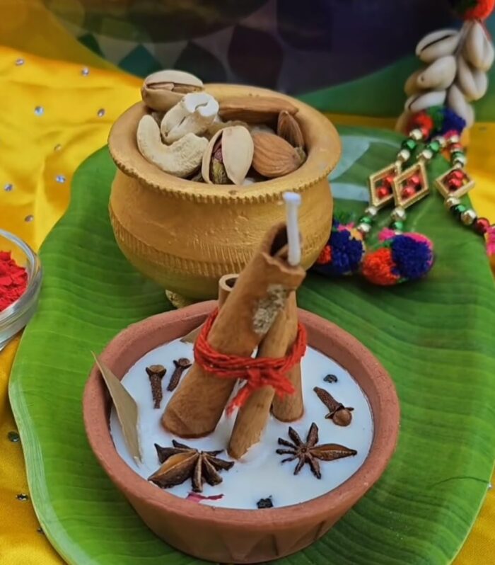 Holi Special LOHARI/HOLIKA Dahan Scented Candles| Festivals Candles|Holika Dahan Candles (Holi Special LOHARI/HOLIKA Dahan Candle Set of 1)